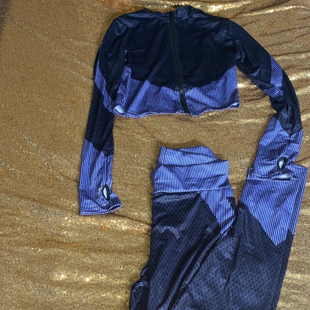 Stretchy comfortable long sleeve pants tracksuit